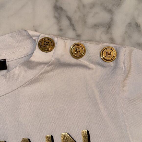 BALMAIN LOGO PRINTED CREWNECK 4Y - Picture 6 of 8